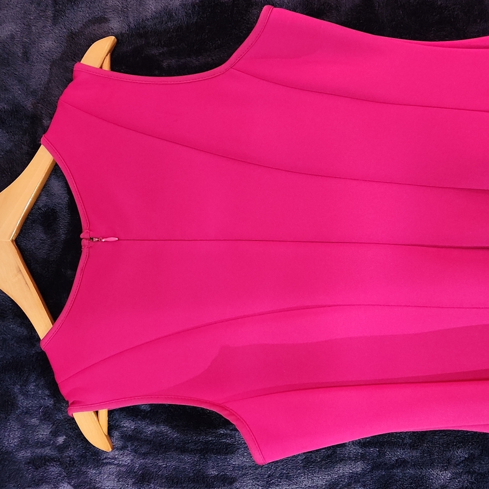 Sleeveless Raspberry Dress - Picture 6 of 8